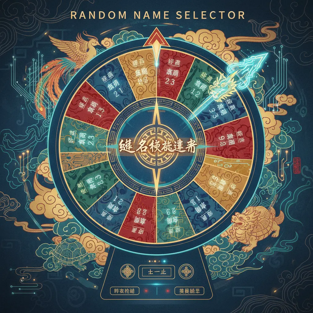 輪盤 - 隨機名稱選擇器
