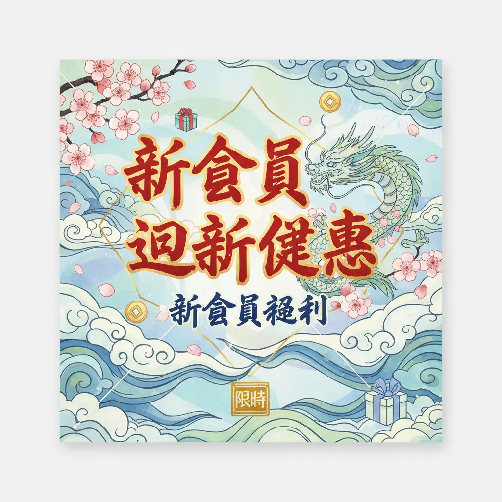 新會員福利 - 新會員迎新優惠