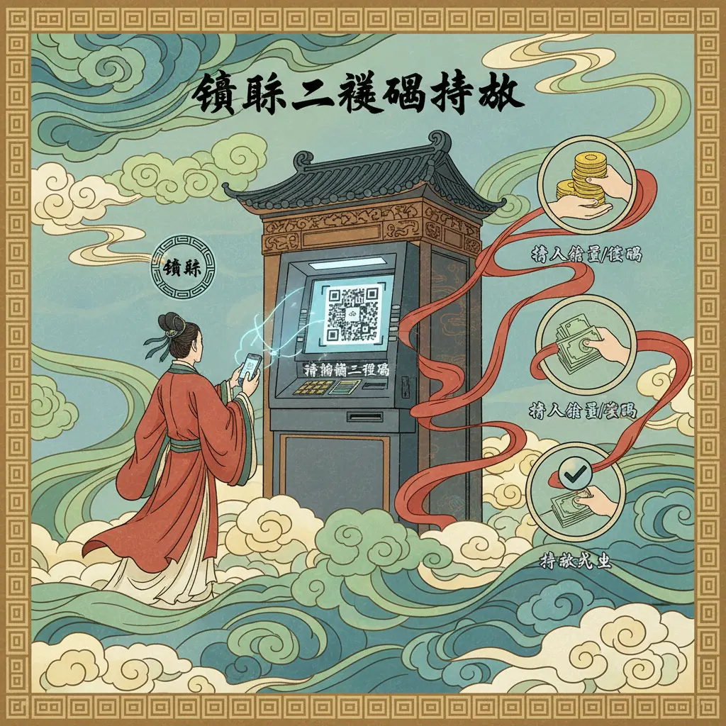 提款流程 - 銀聯二維碼提款