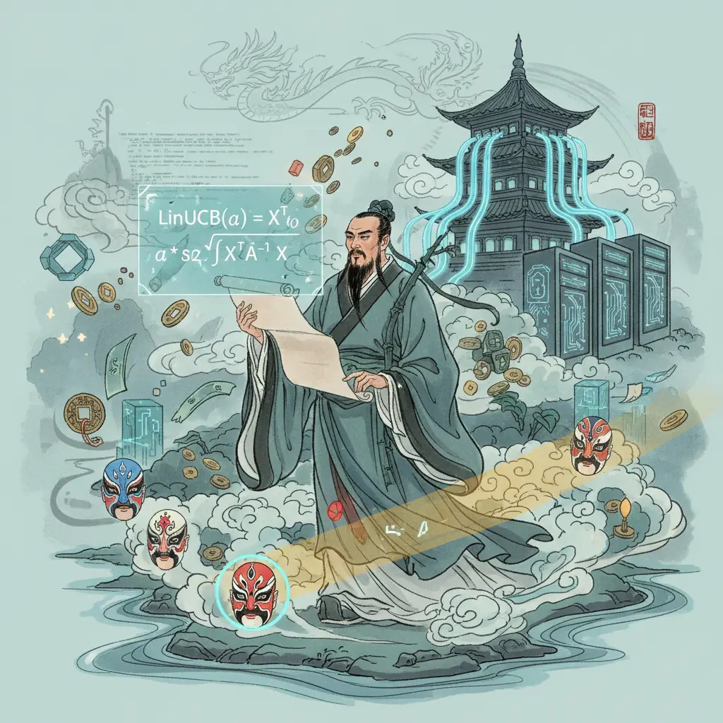 Contextual Bandit Testing - LinUCB